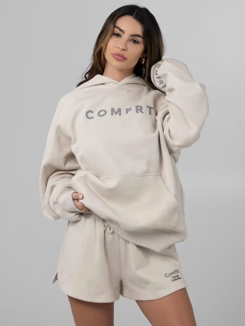 Comfrt Tranquil Shorts in Cotton Oversized Unisex Size Small NWT - Picture 3 of 16
